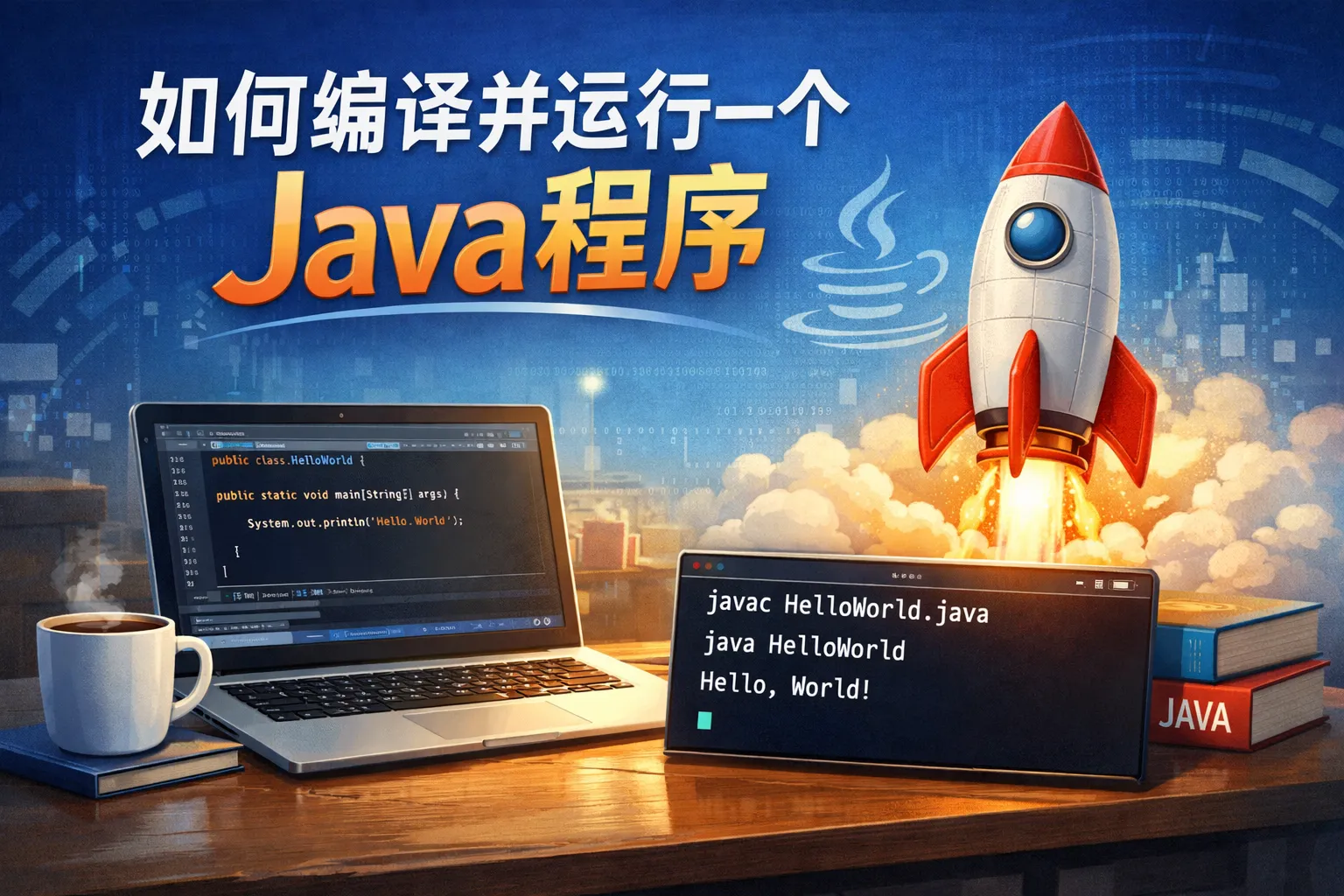 如何编译并运行一个java程序