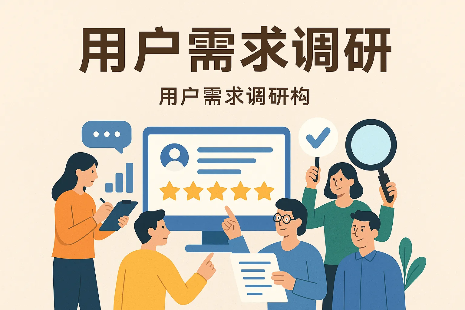 用户需求调研展板怎么写