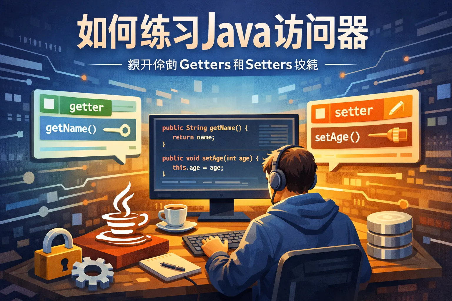 如何练习java访问器