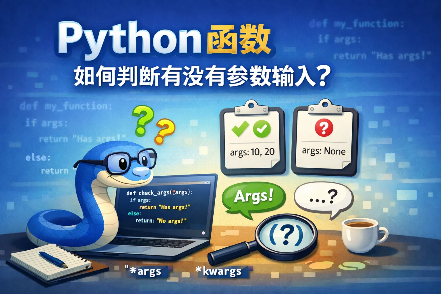 python函数如何判断有没有参数输入