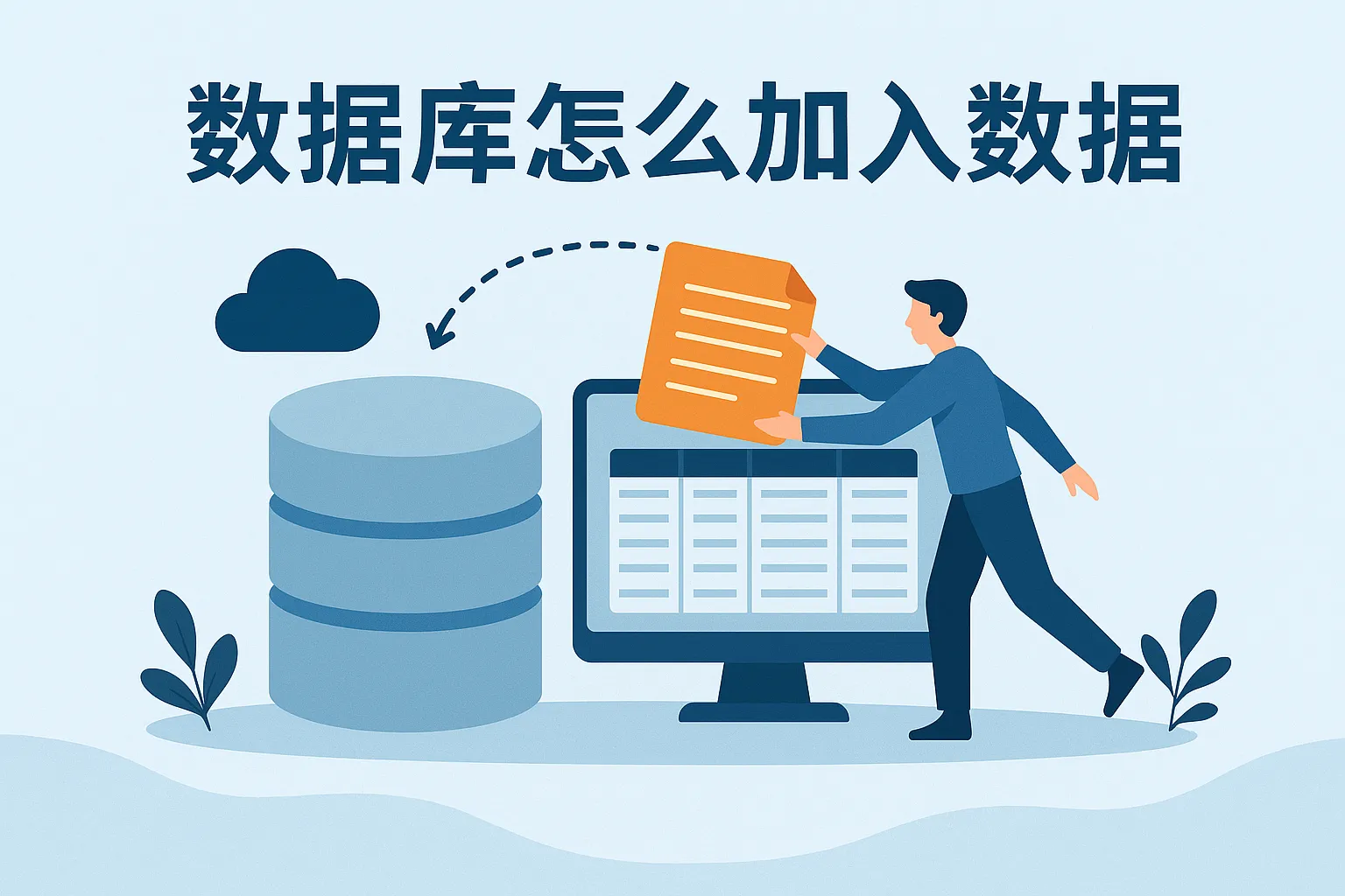 数据库怎么加入数据
