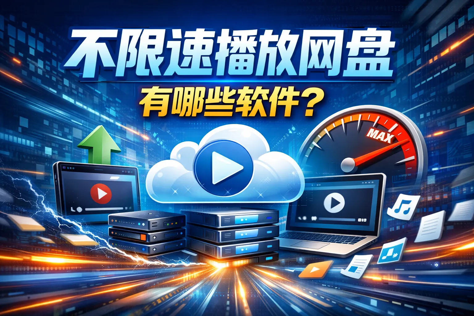 不限速播放网盘有哪些软件