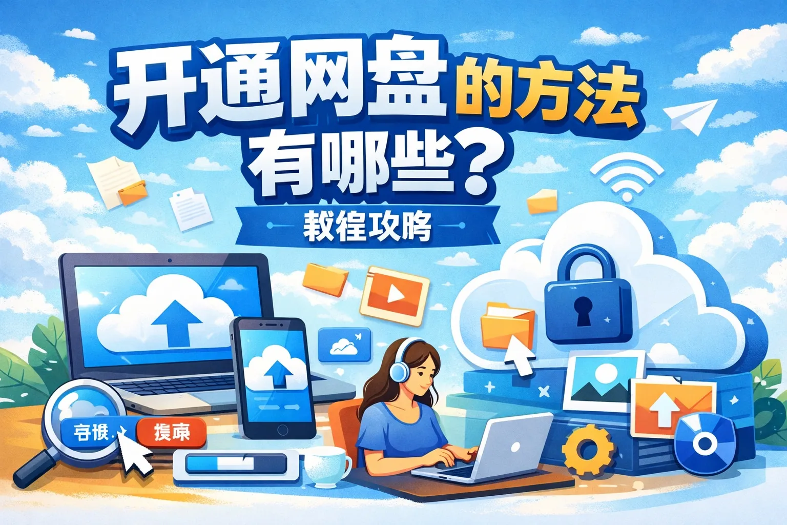开通网盘的方法有哪些