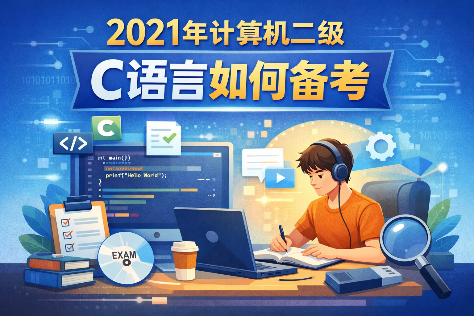 2021年计算机二级c语言如何备考