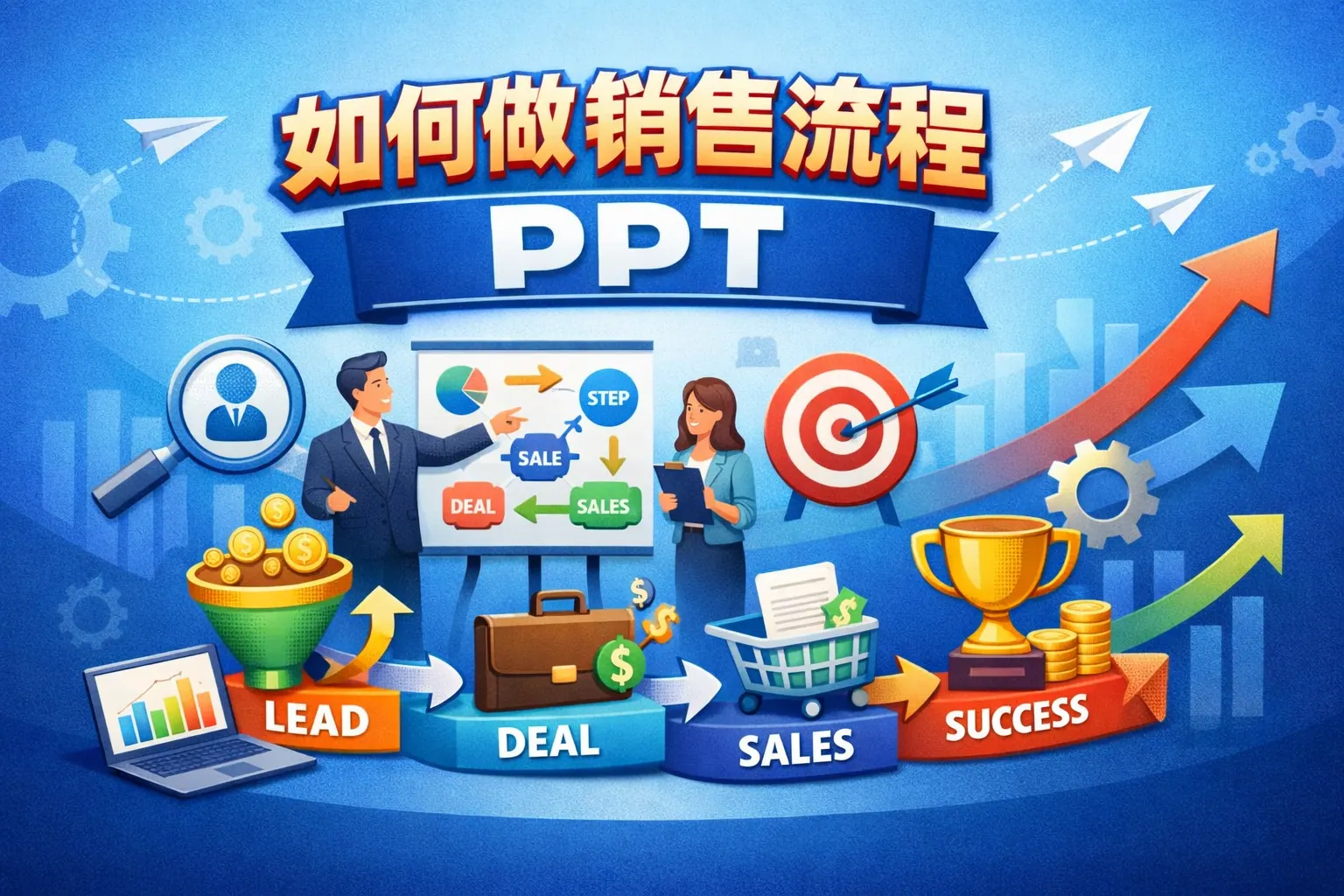 如何做销售流程ppt