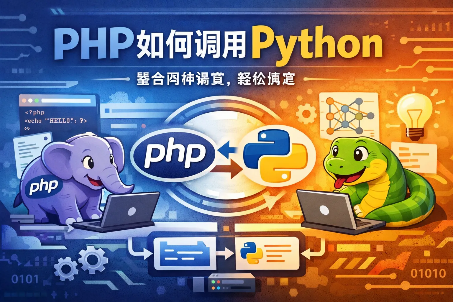 php如何调用python
