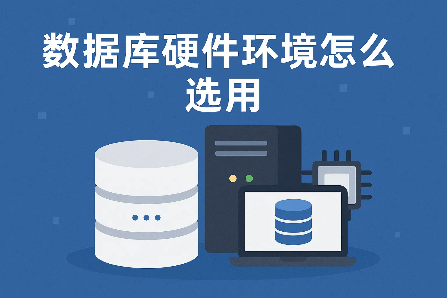 数据库硬件环境怎么选用