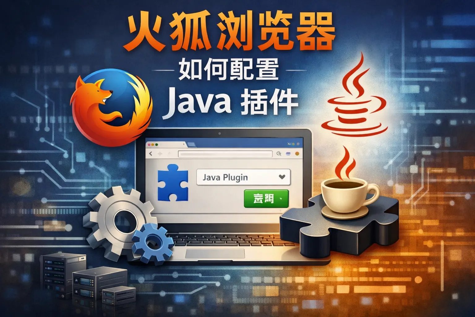 火狐浏览器如何配置java插件