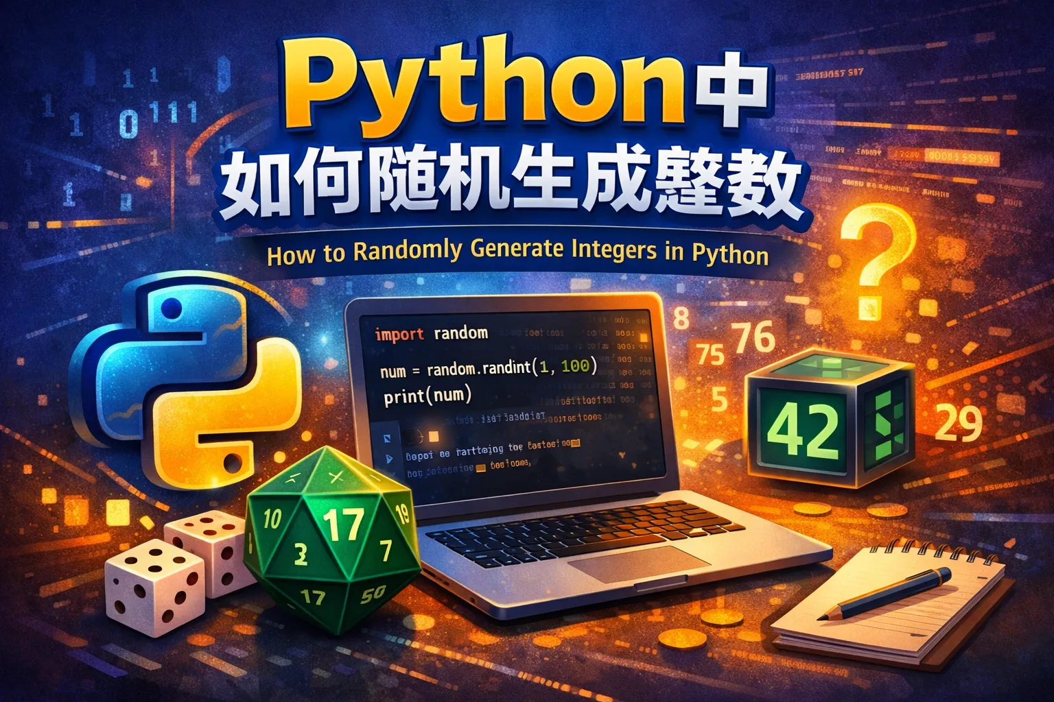 python中如何随机生成整数