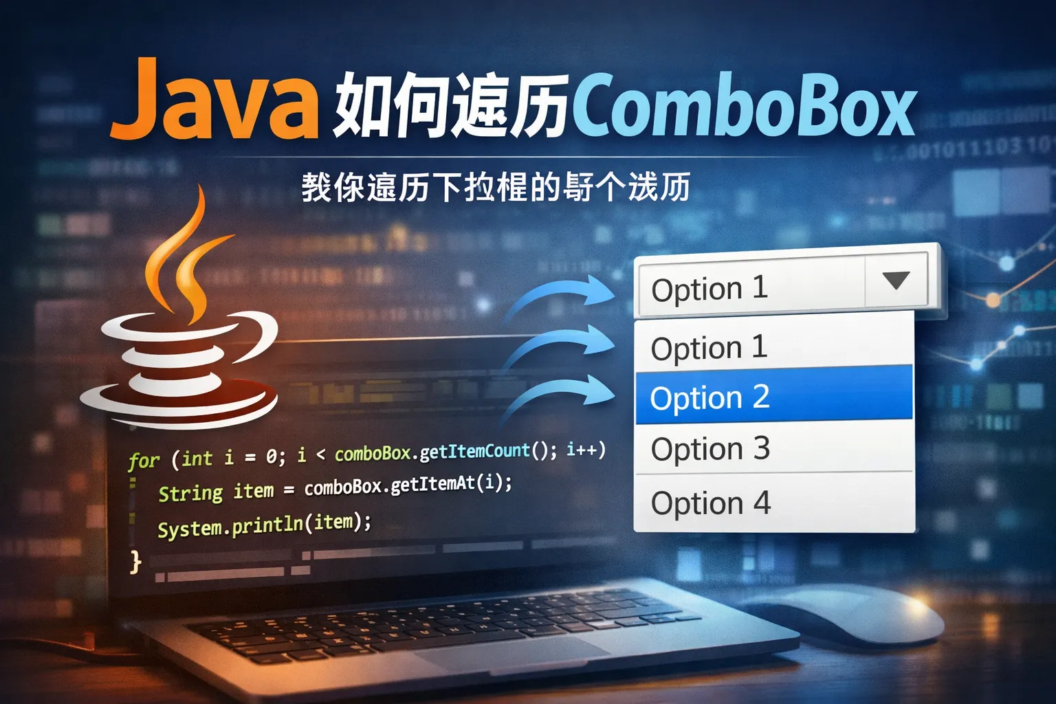 java如何遍历combobox