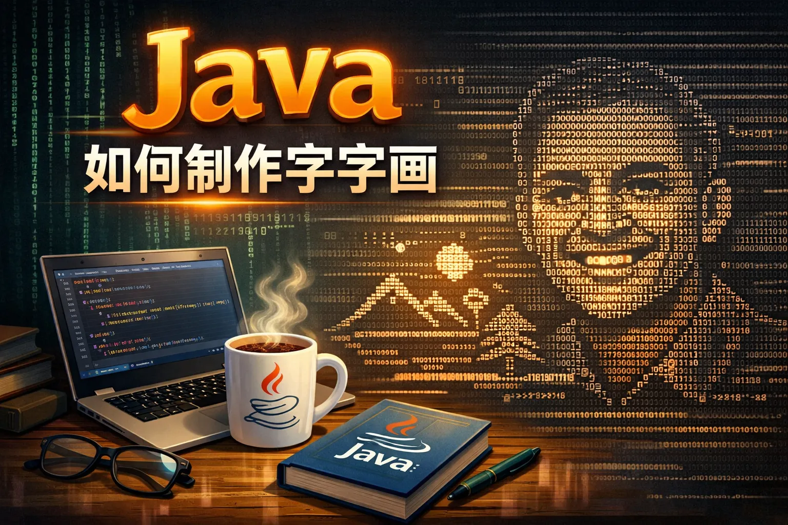 java如何制作字符画