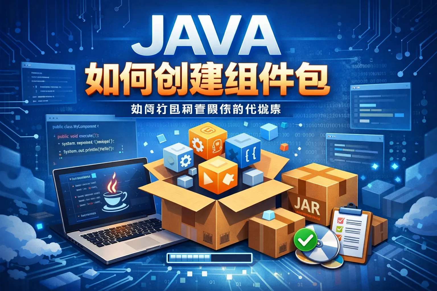 JAVA如何创建组件包