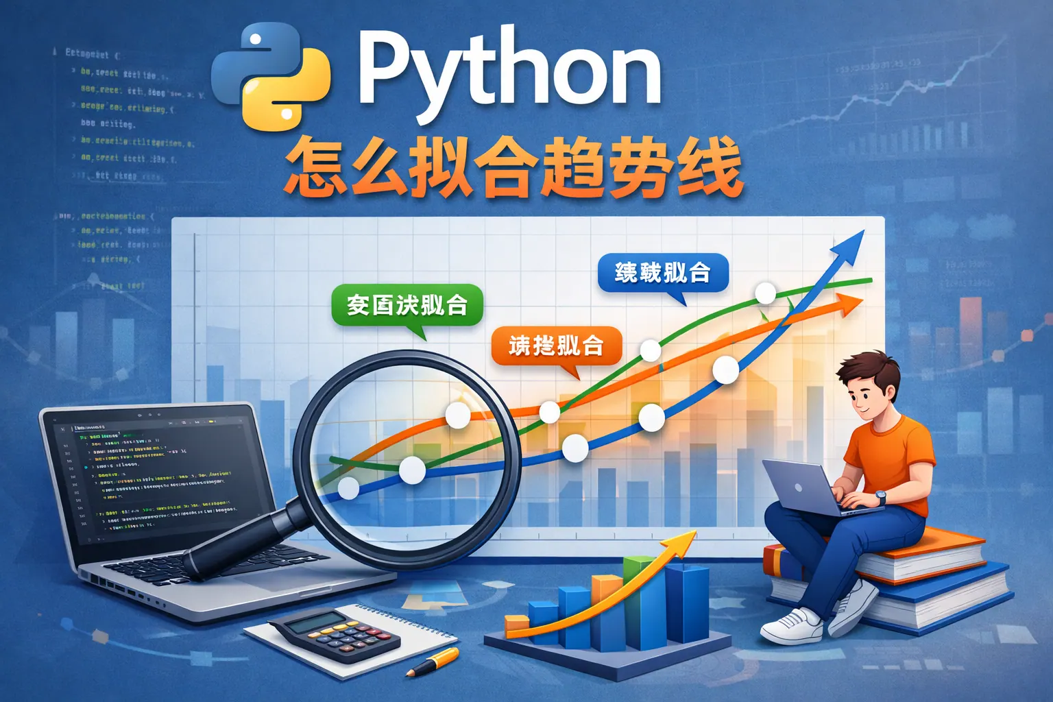 python怎么拟合趋势线