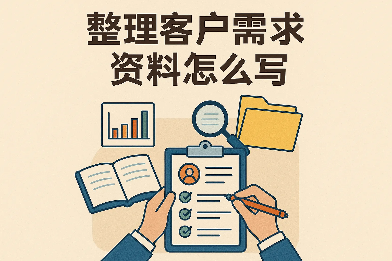 整理客户需求资料怎么写