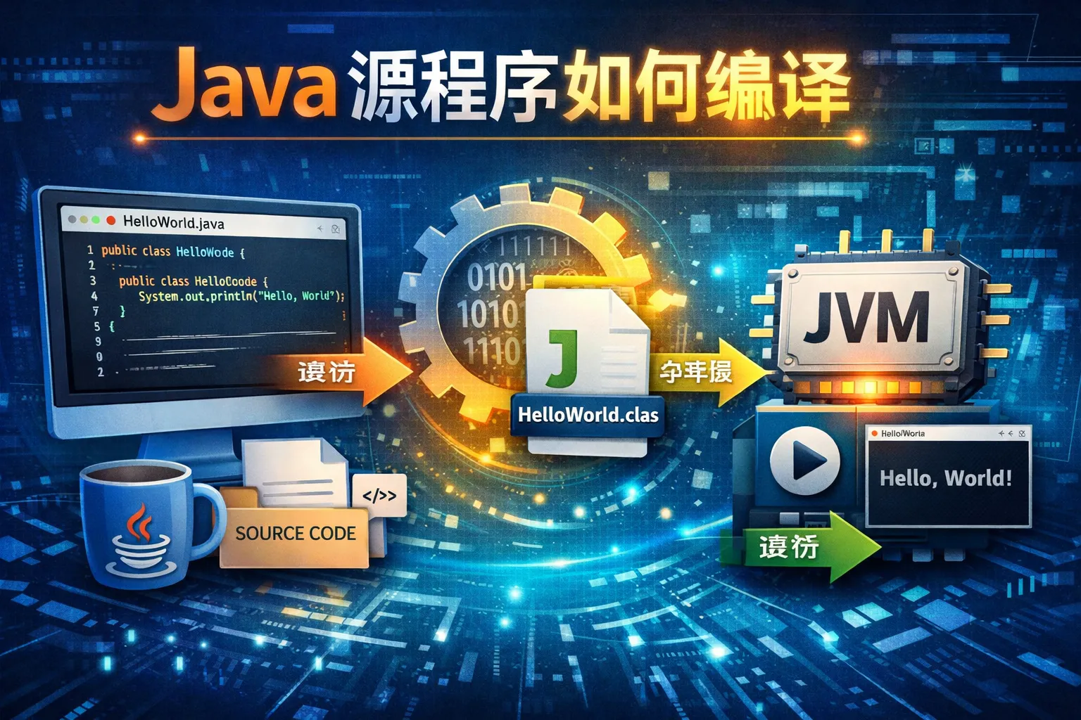 java源程序如何编译