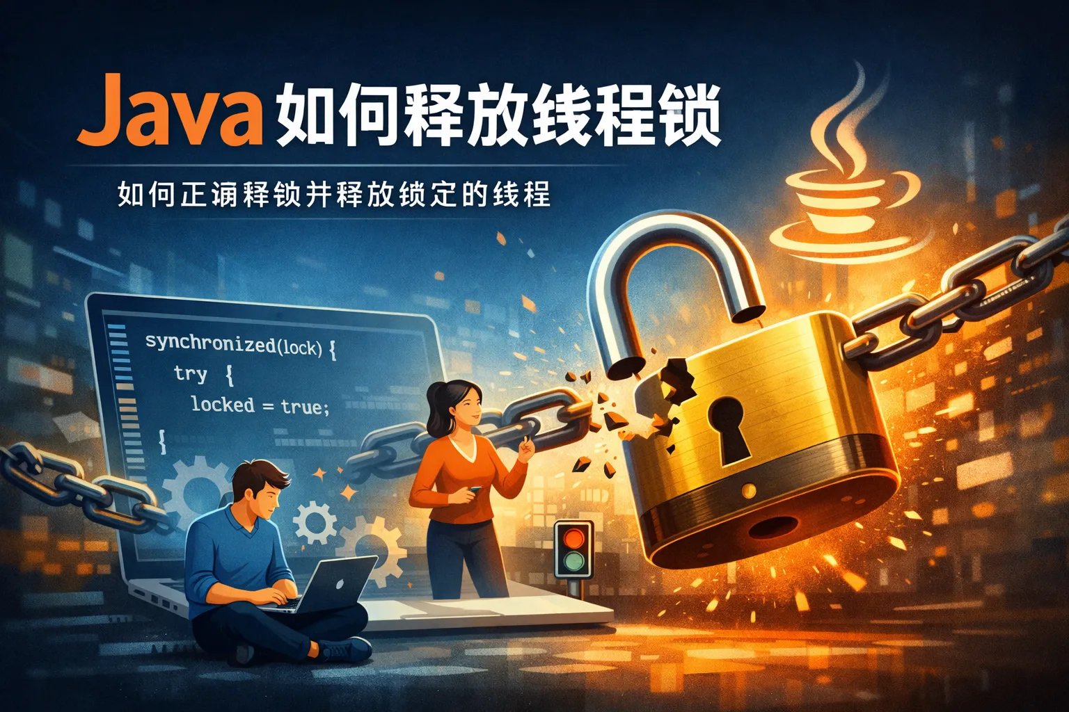 java如何释放线程锁