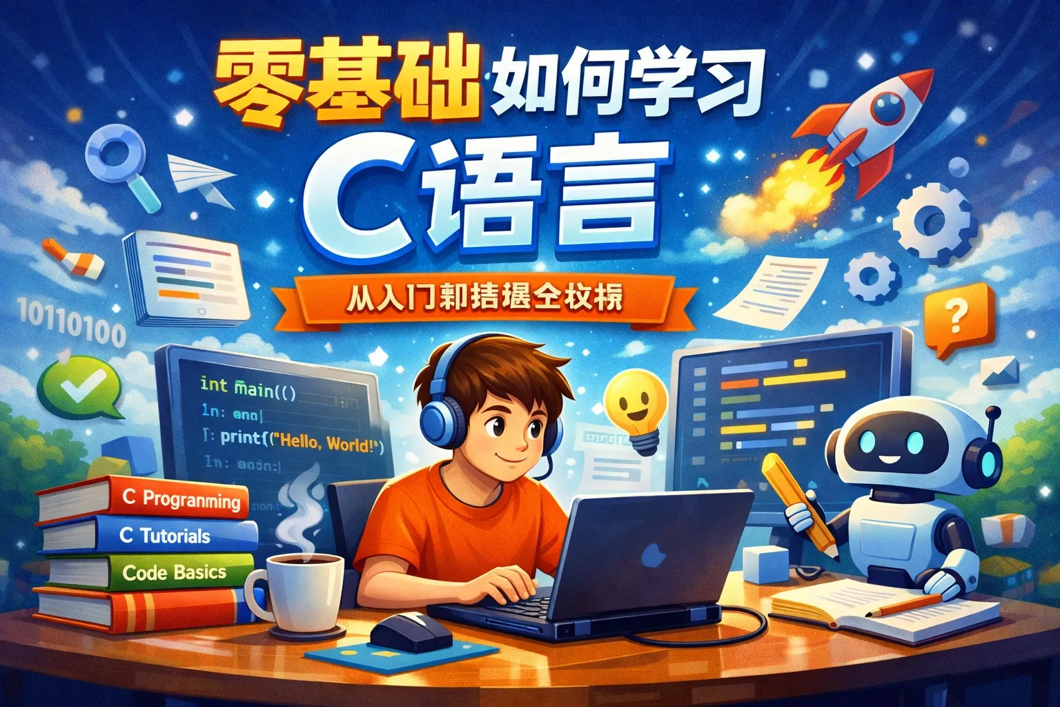 零基础如何学习c语言