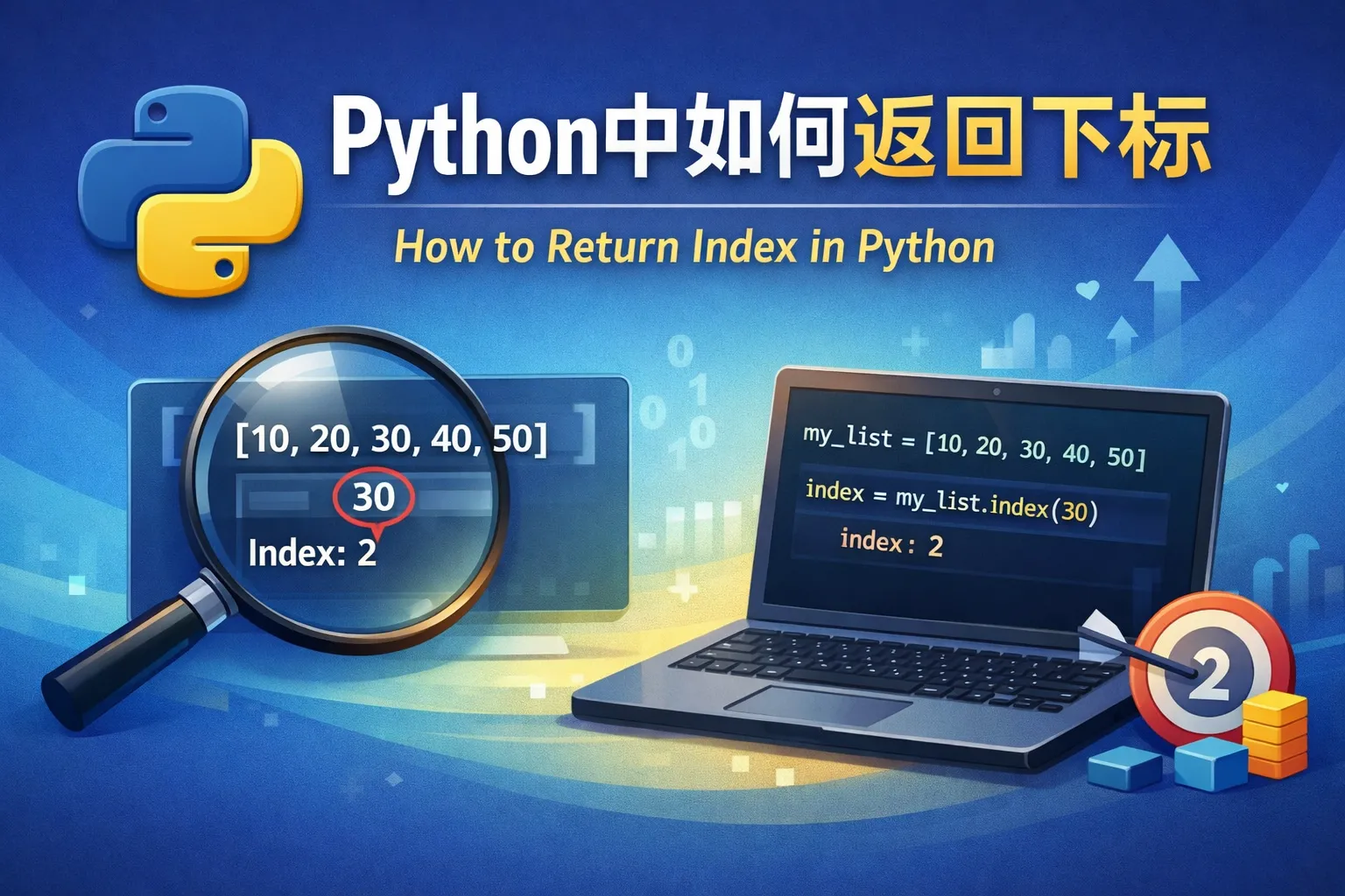 python中如何返回下标