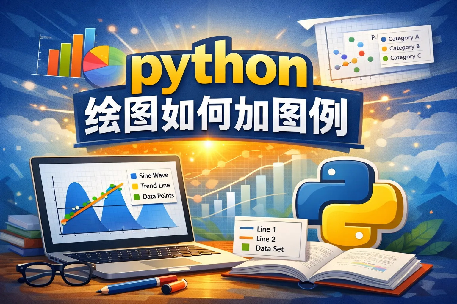 python绘图如何加图例