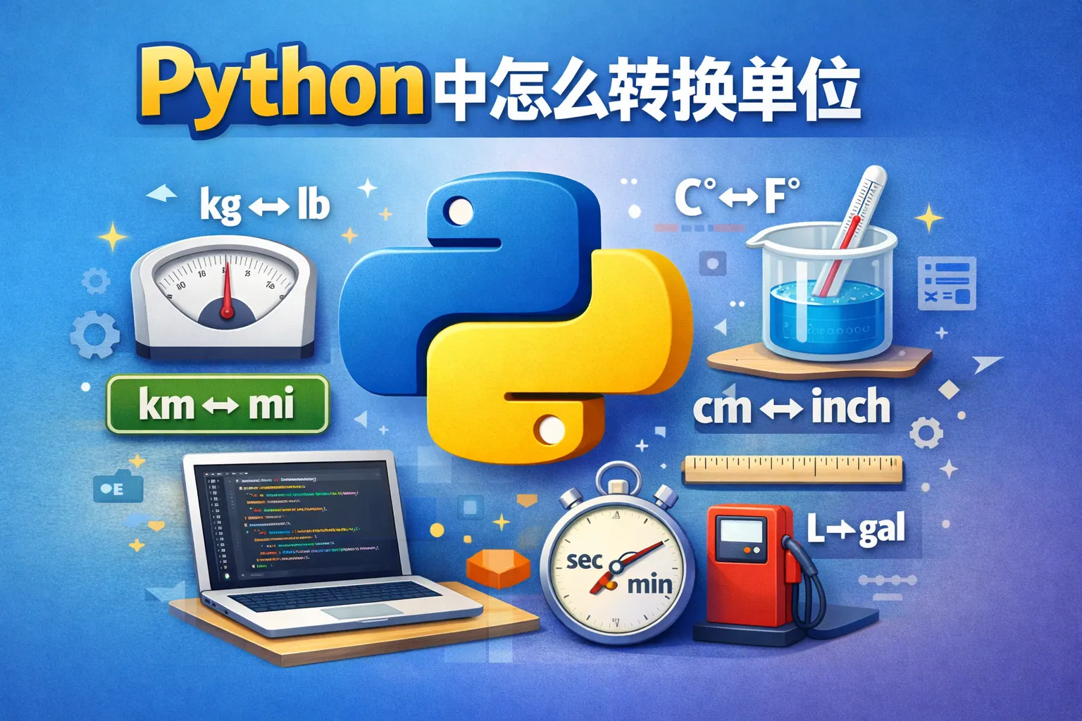 python中怎么转换单位