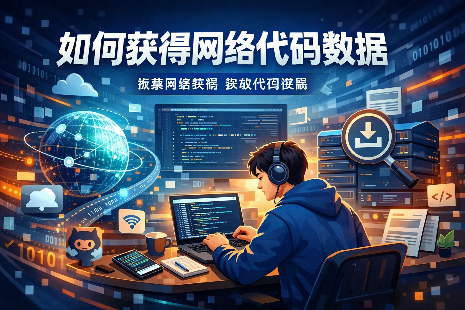 如何获得网络代码数据