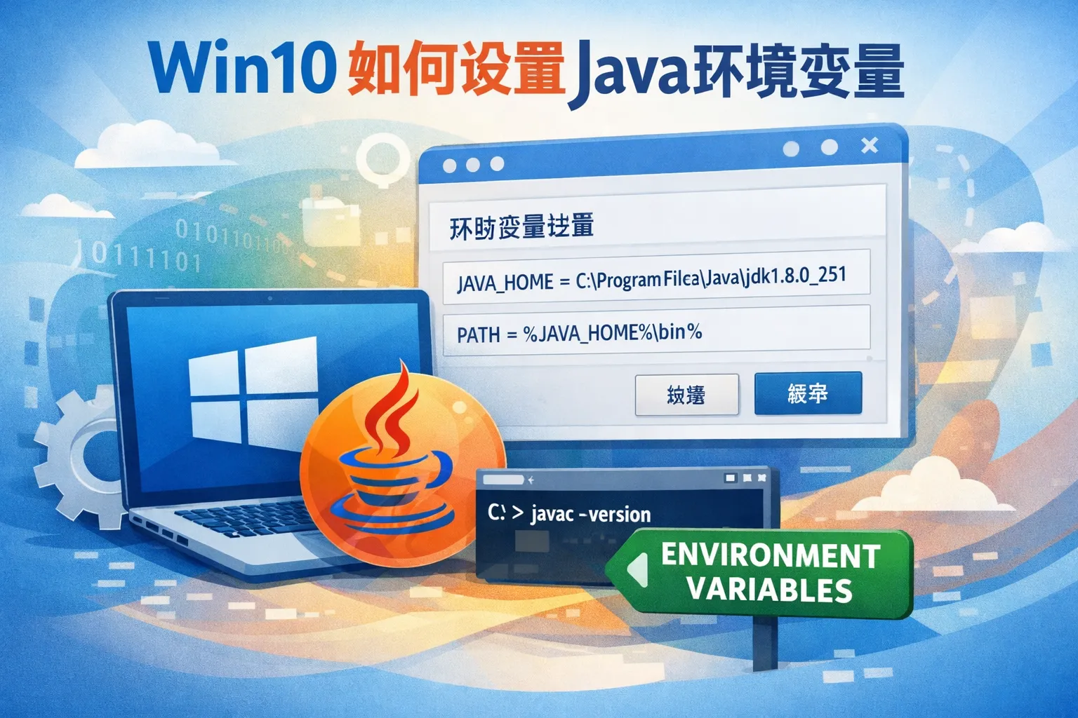 win10如何设置java环境变量