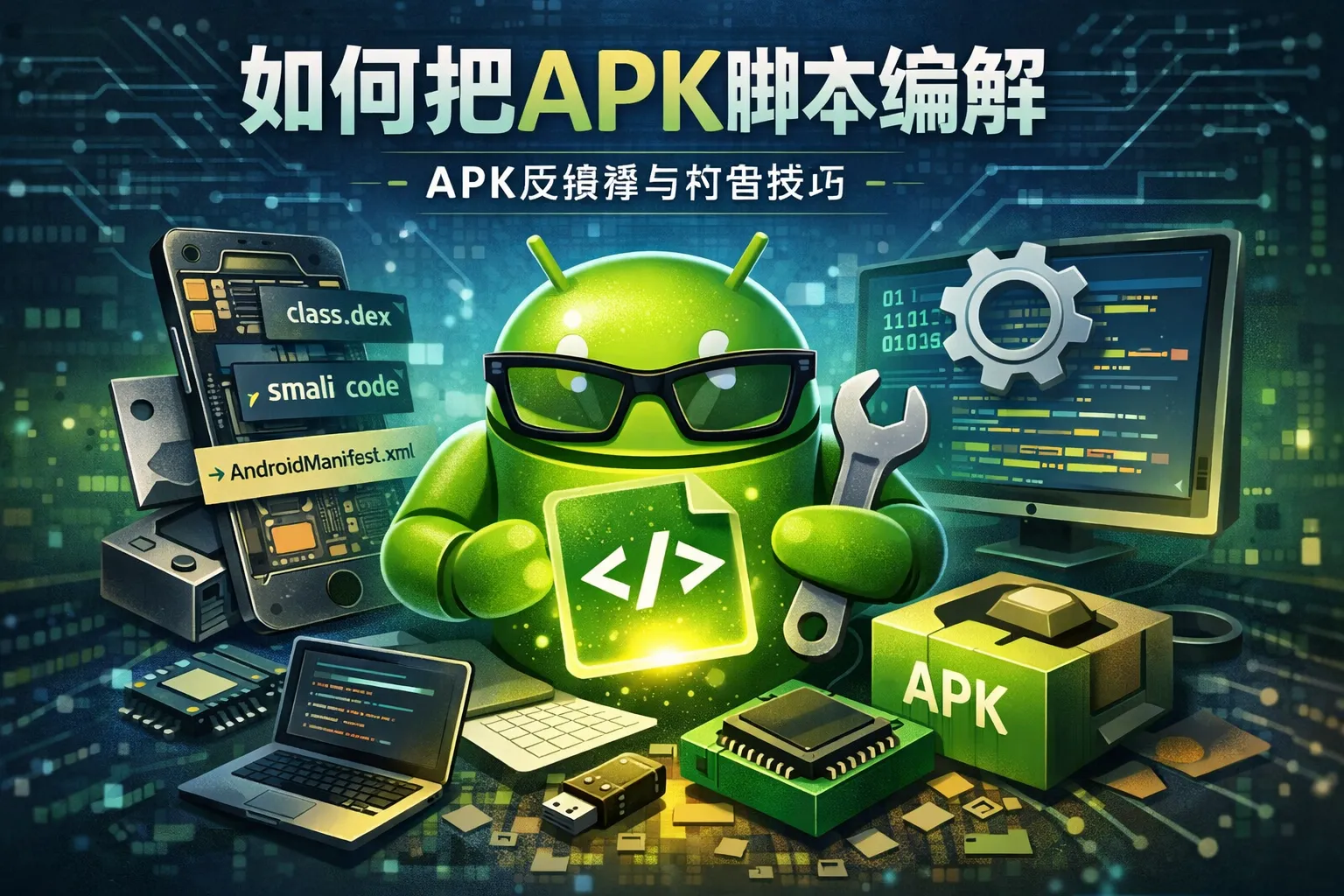 如何把apk脚本编解