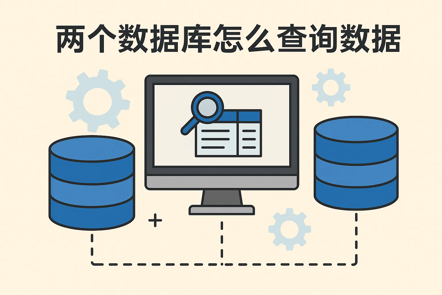 两个数据库怎么查询数据