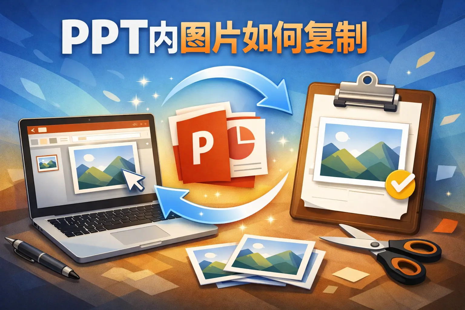 ppt内图片如何复制