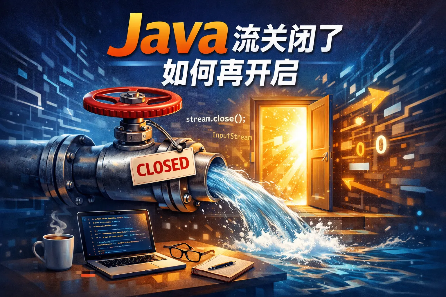 java流关闭了如何再开启