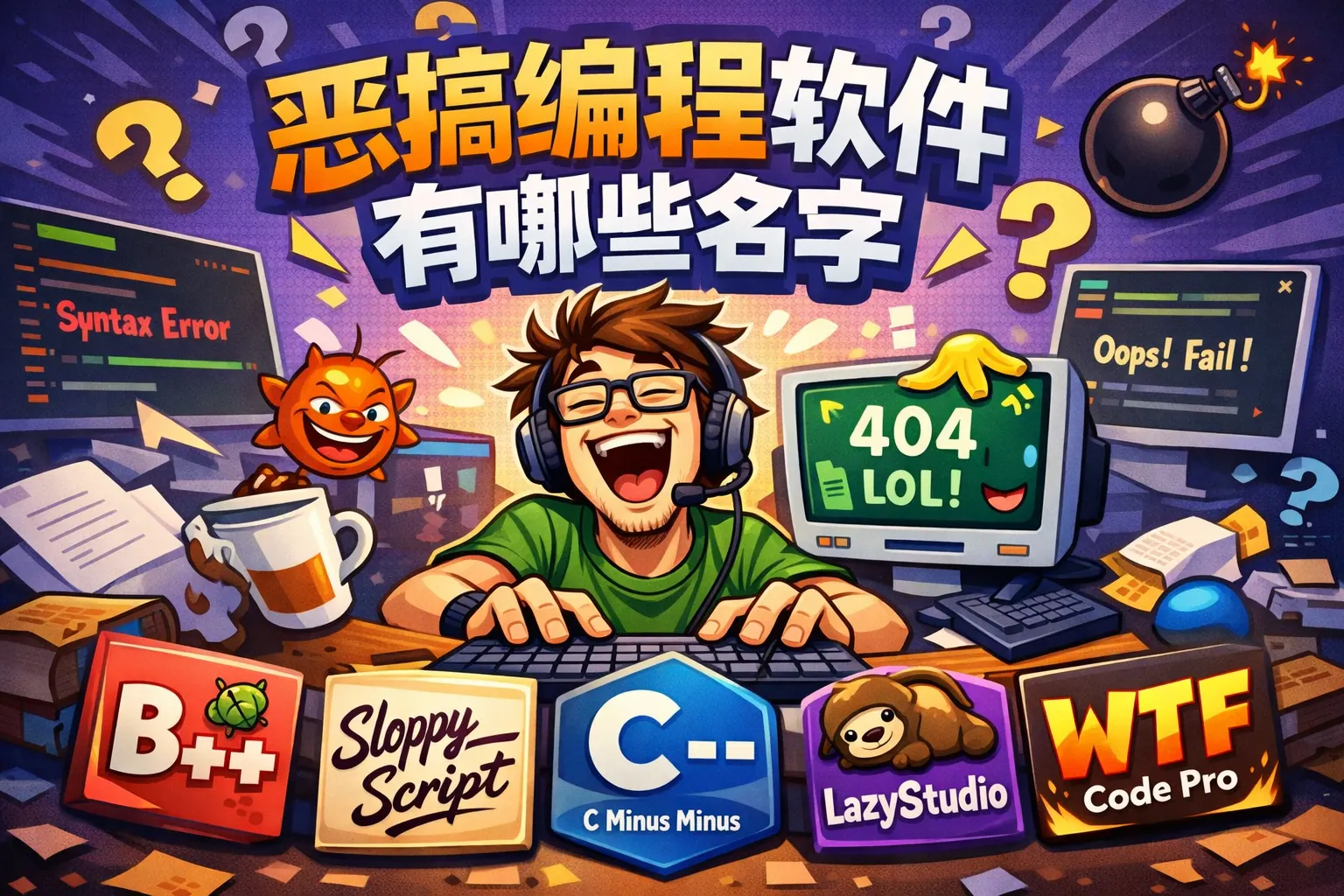 恶搞编程软件有哪些名字
