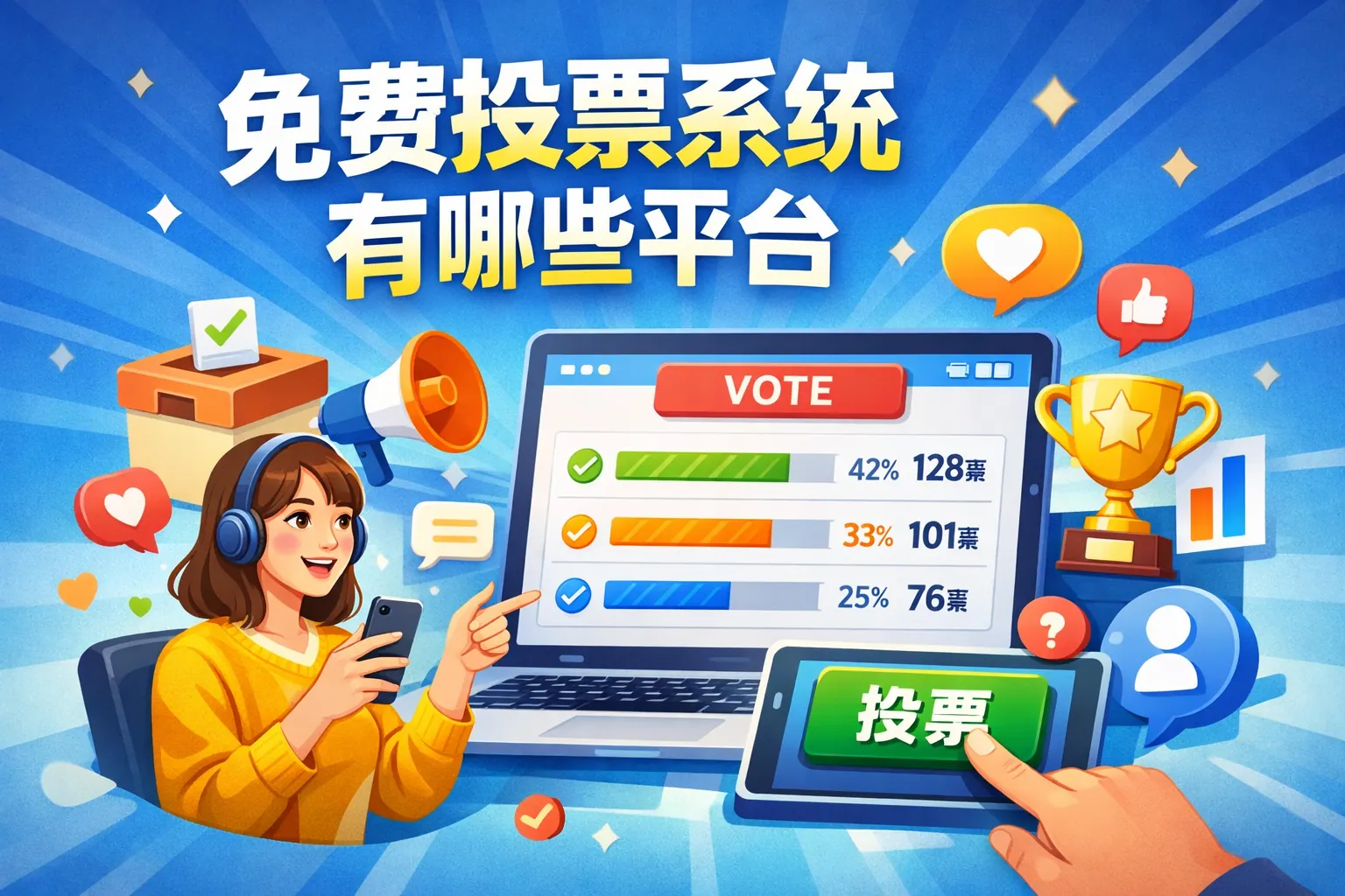 免费投票系统有哪些平台