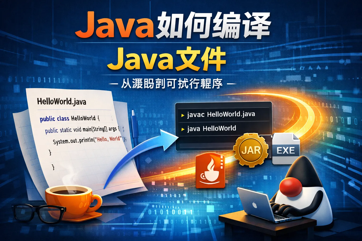 java如何编译java文件