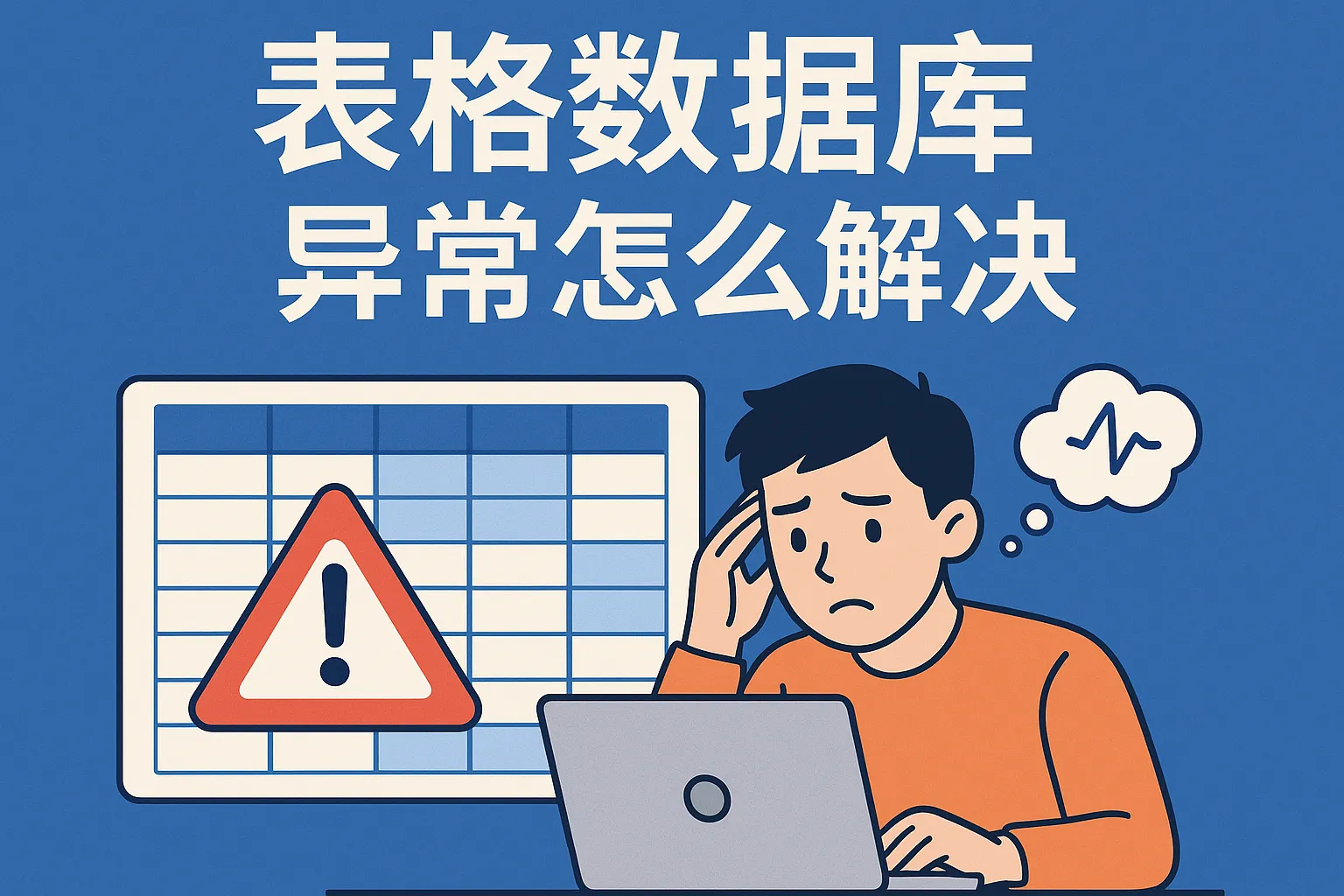 表格数据库异常怎么解决