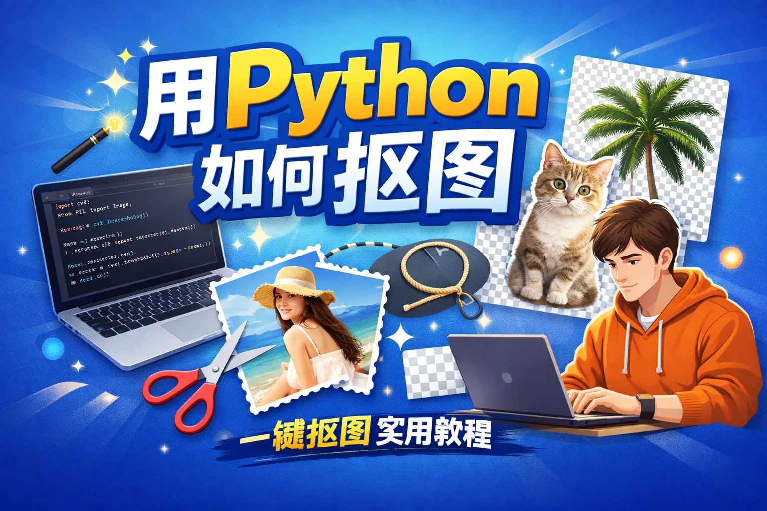 用python如何抠图