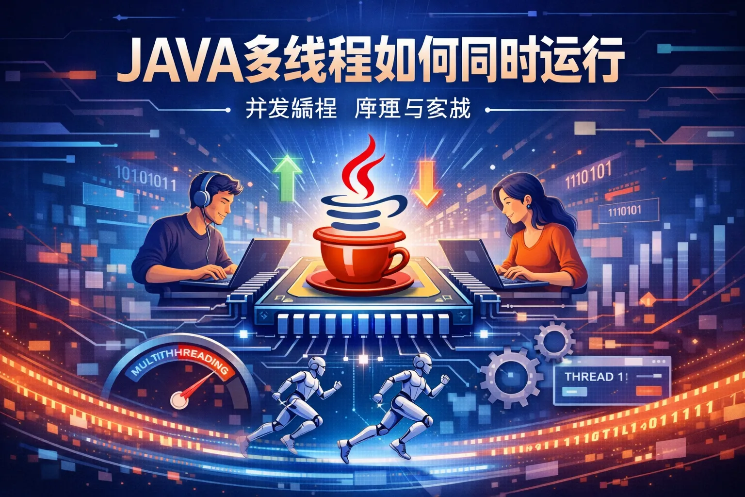 JAVA多线程如何同时运行