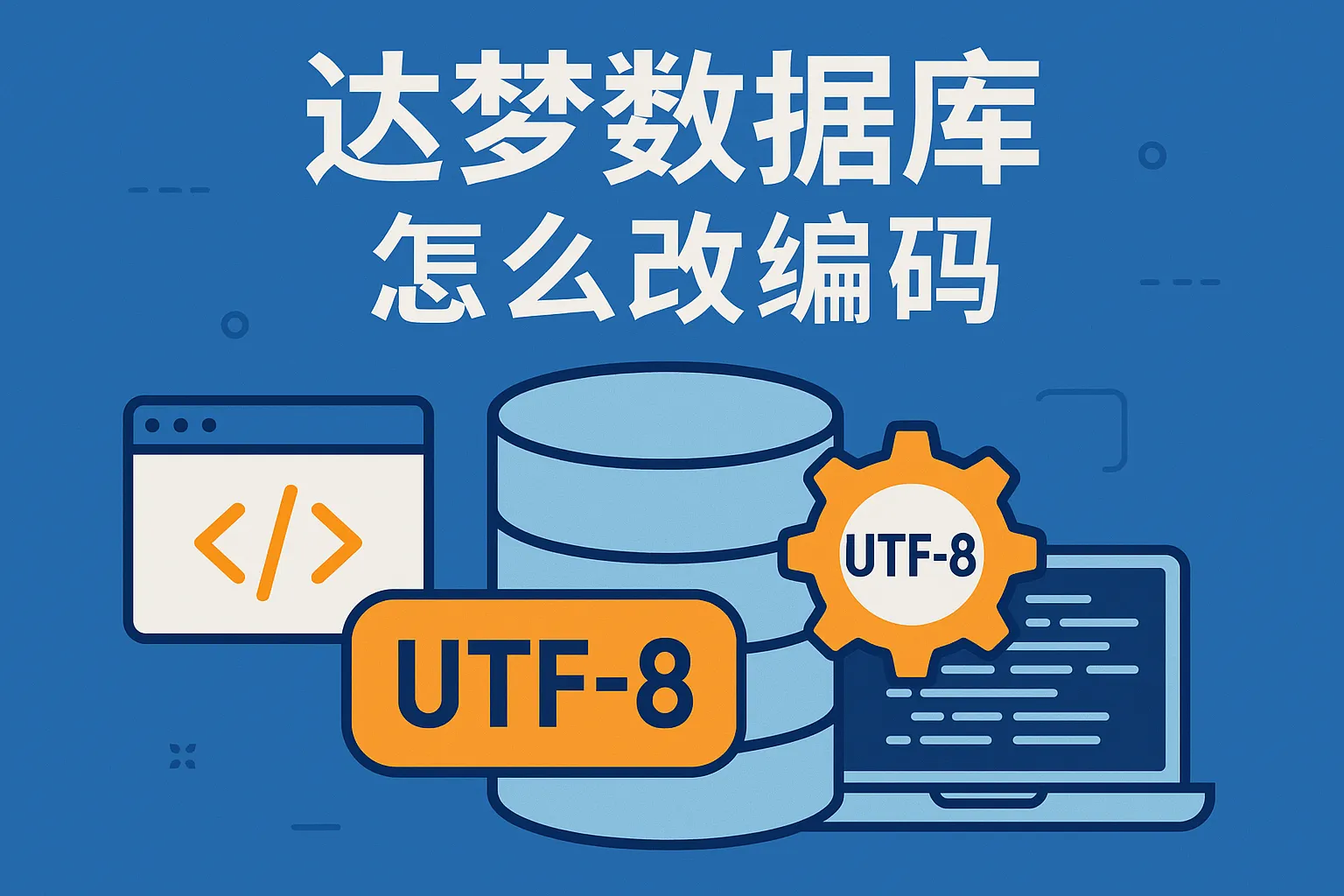 达梦数据库怎么改编码