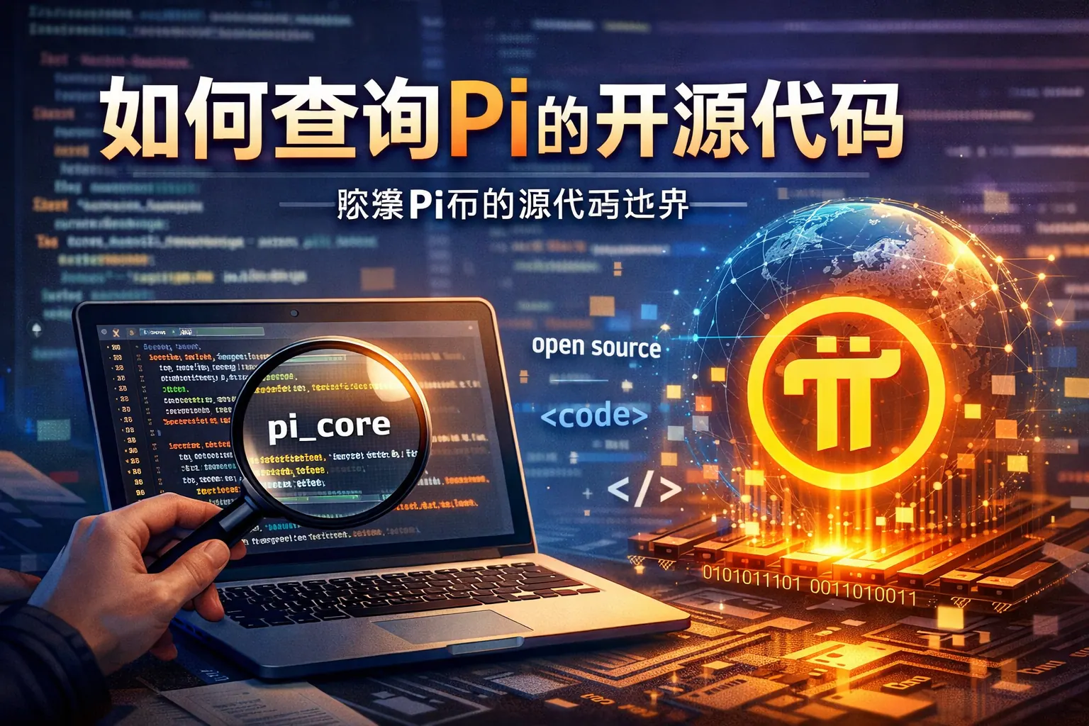 如何查询pi的开源代码