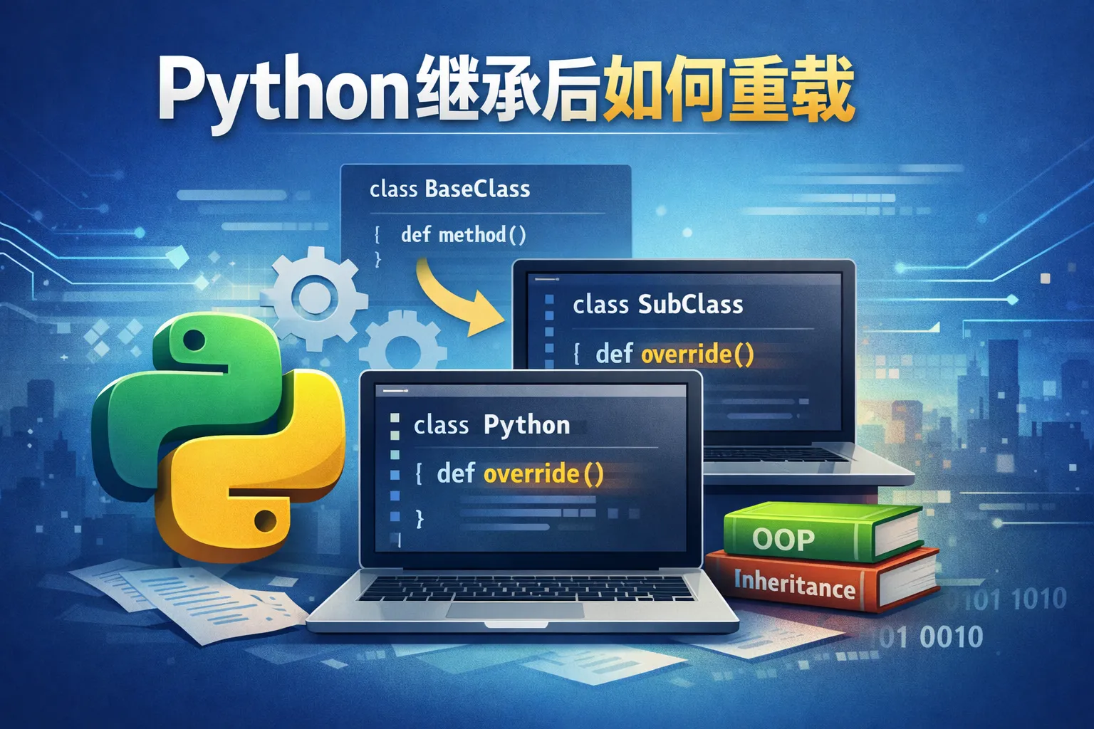python继承后如何重载