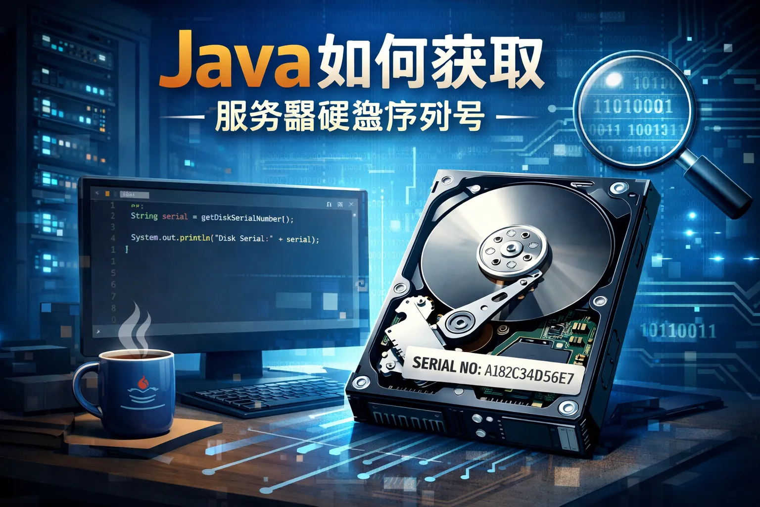 java如何获取服务器硬盘序列号