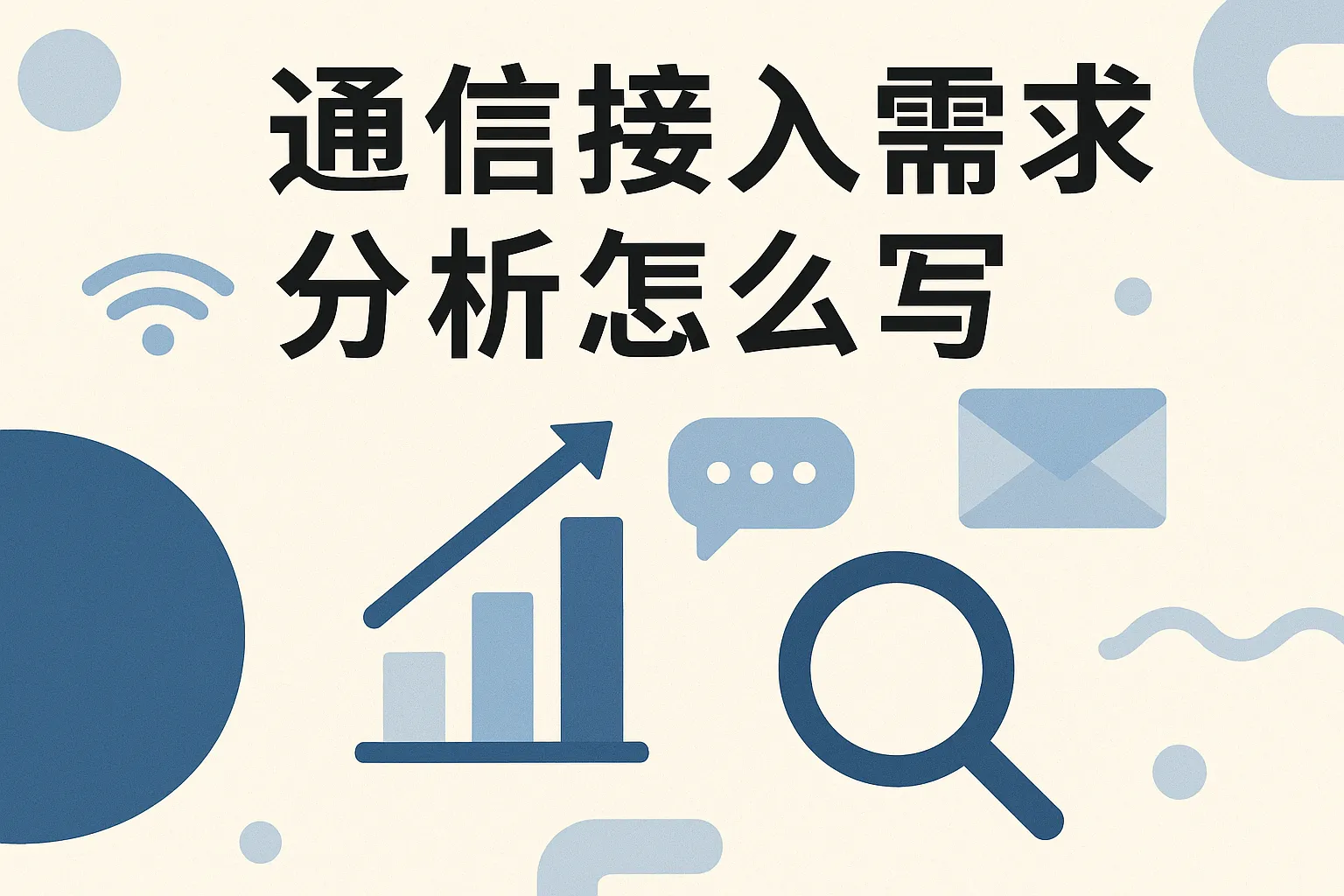通信接入需求分析怎么写