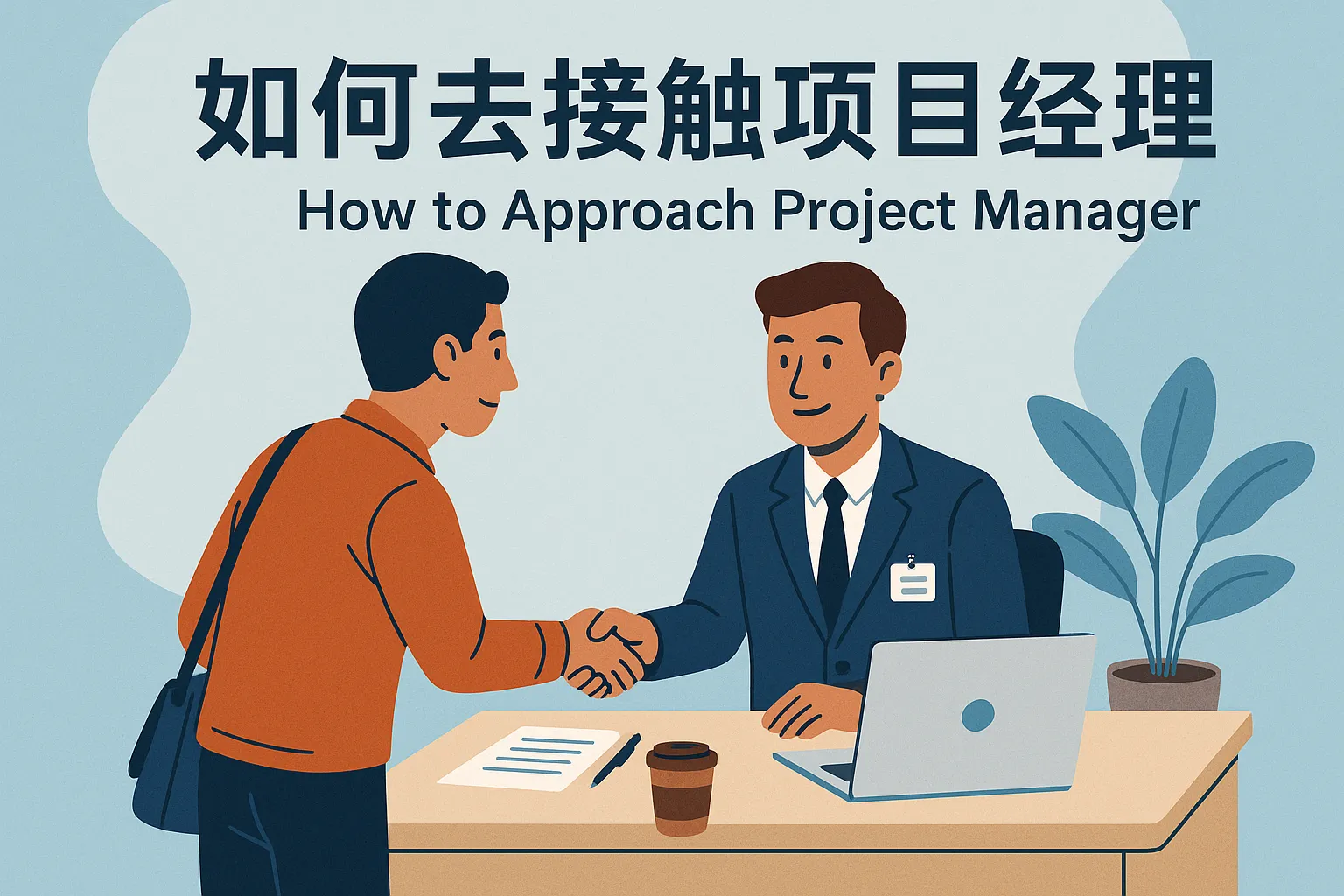 如何去接触项目经理