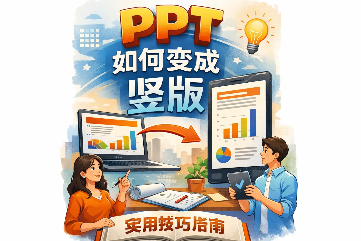 ppt如何变成竖版