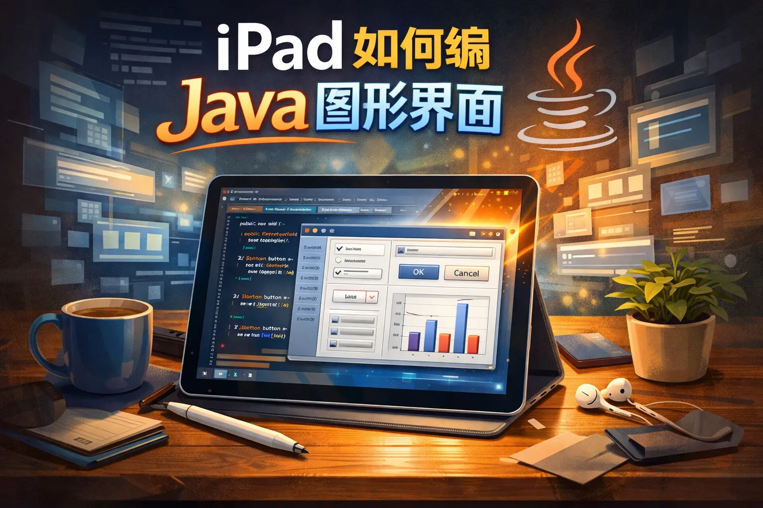 iPad如何编java图形界面