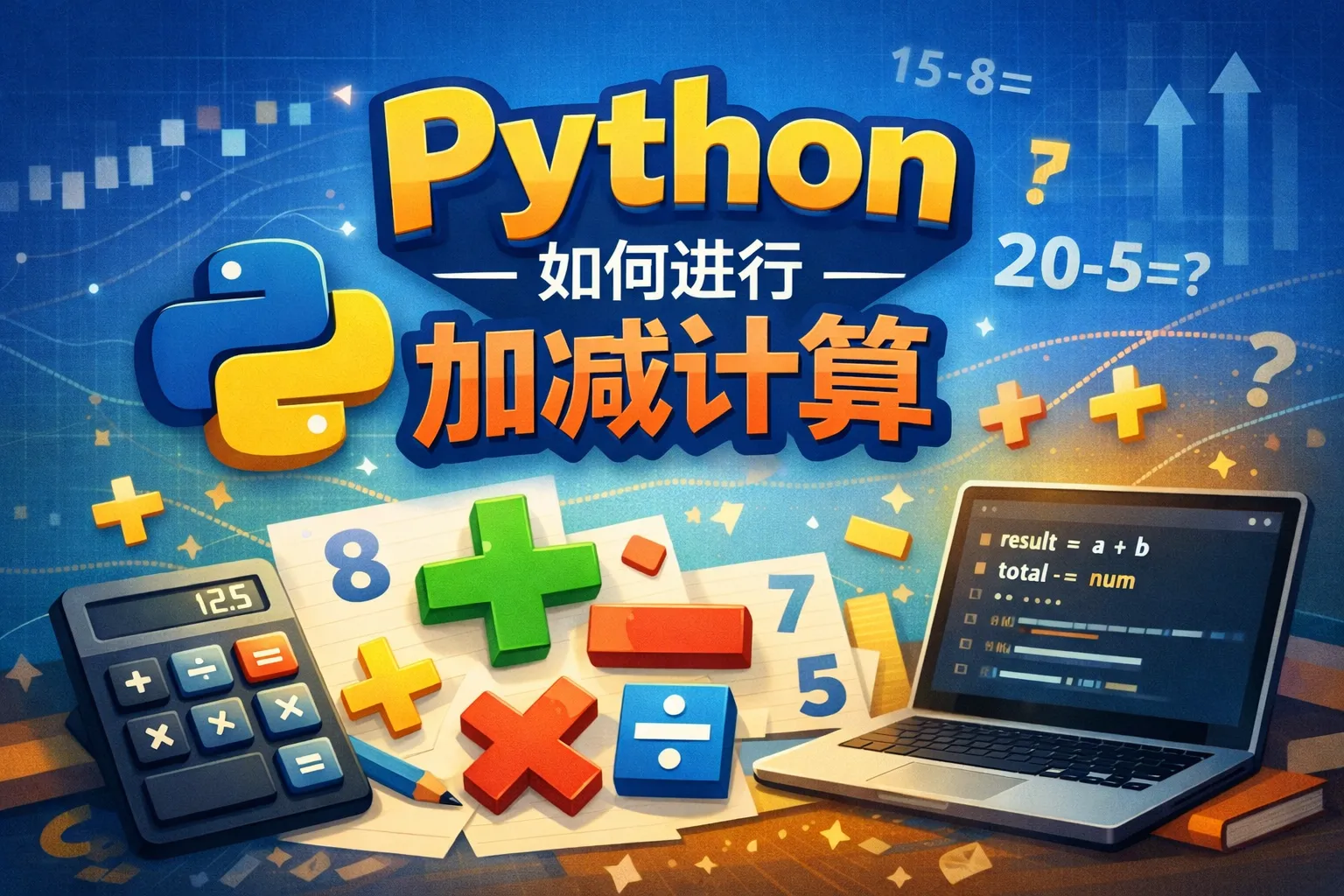 python如何进行加减计算