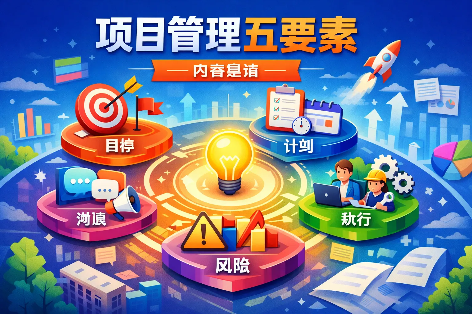 项目管理五要素内容是指