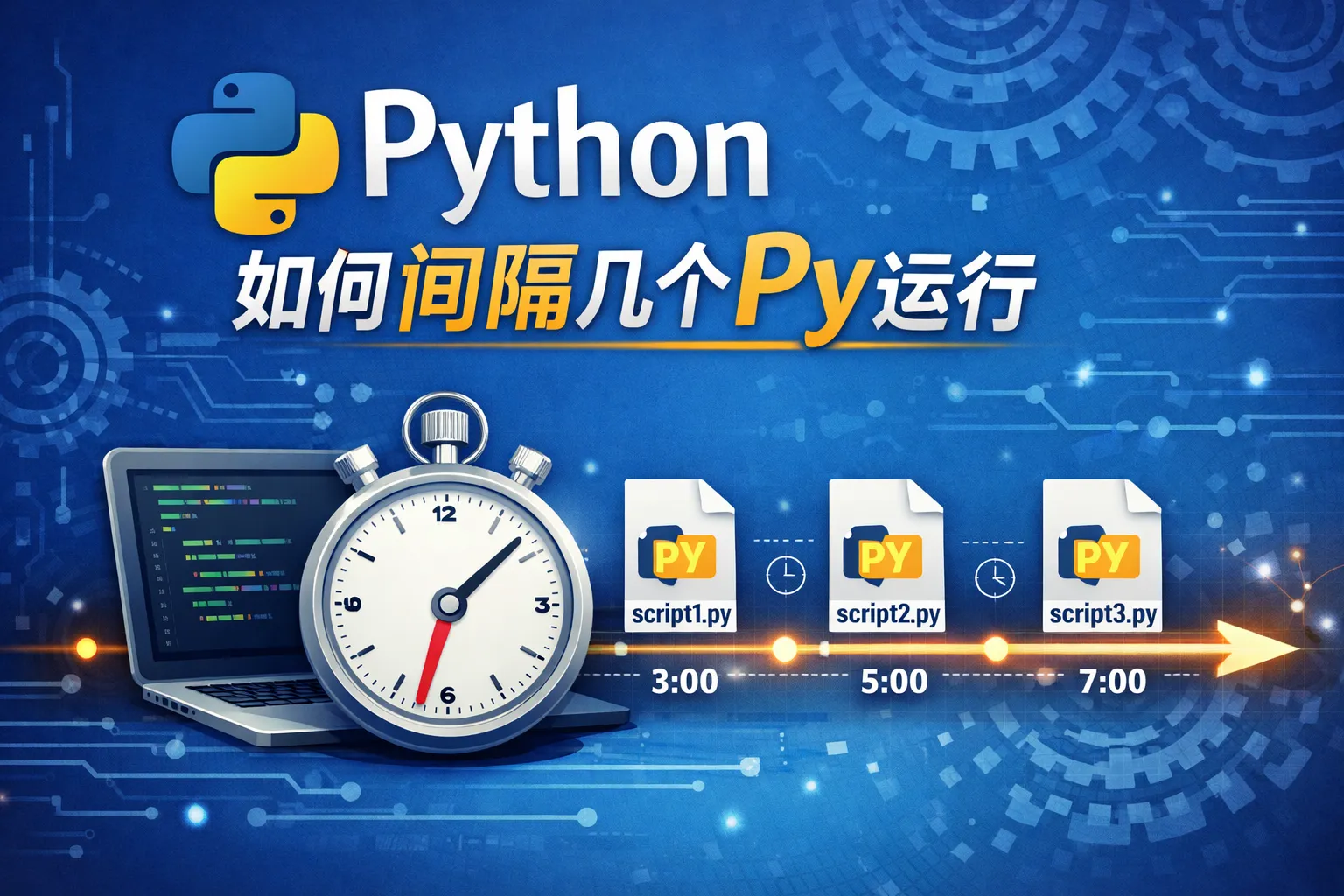 python如何间隔几个py运行