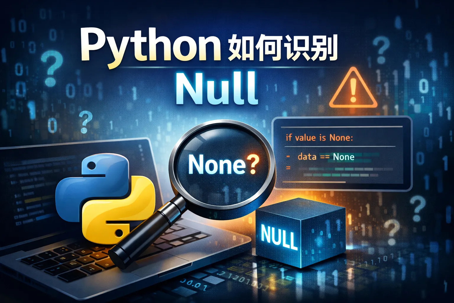 python 如何识别null