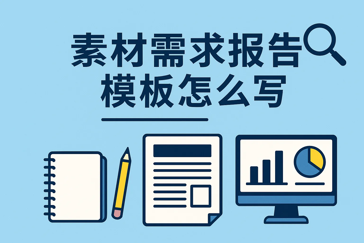 素材需求报告模板怎么写