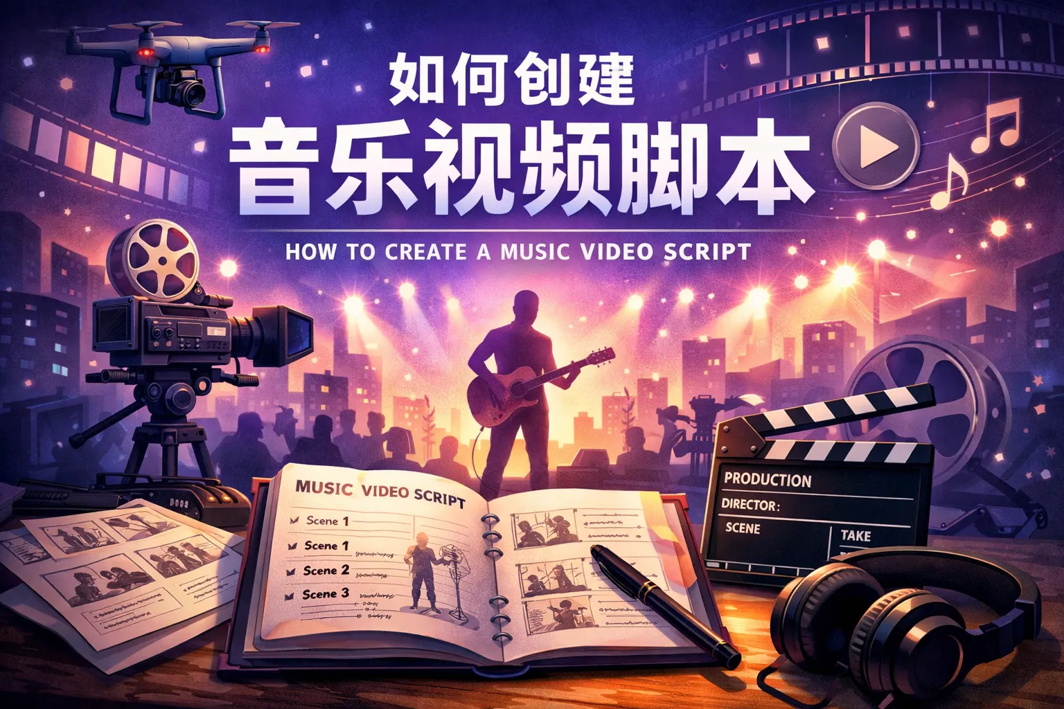 如何创建音乐视频脚本